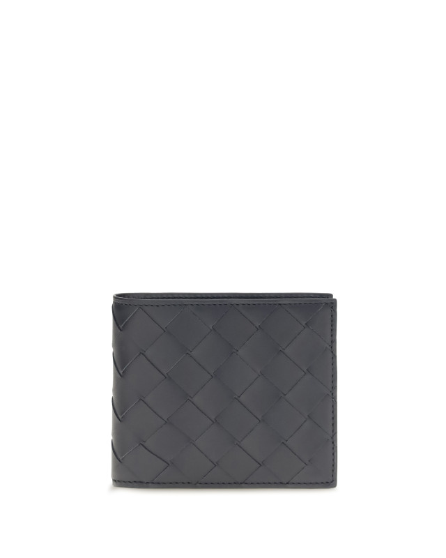 Bifold leather Intrecciato Wallet