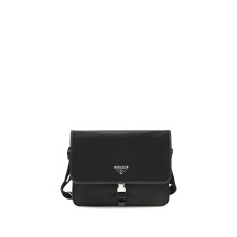 Re-Nylon and Saffiano Shoulder Bag