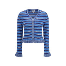 Striped cotton Cardigan