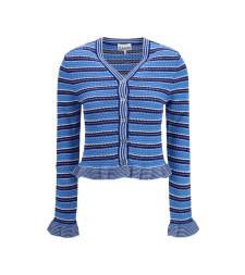 Striped cotton Cardigan