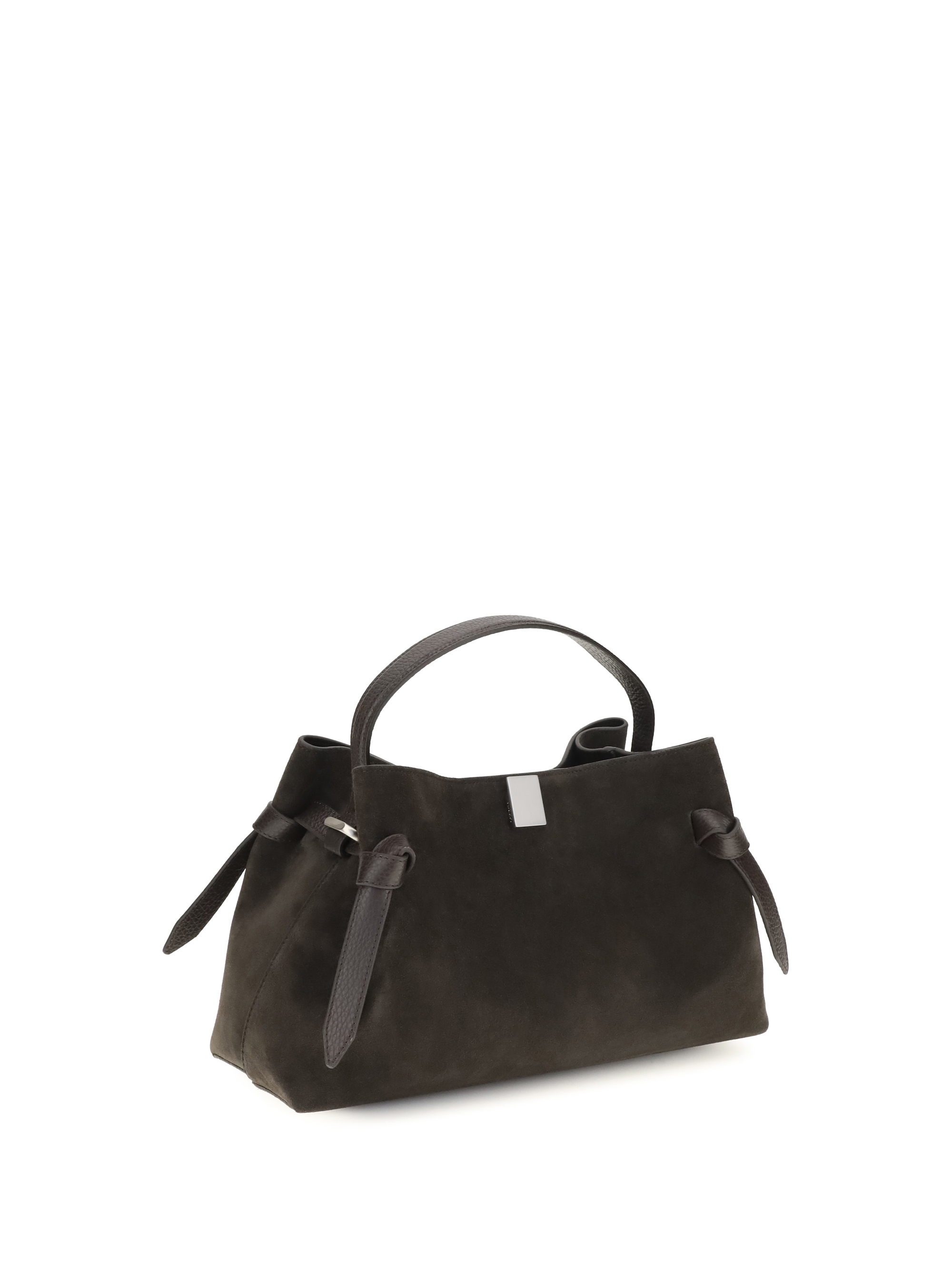 Gyoza suede Shoulder Bag