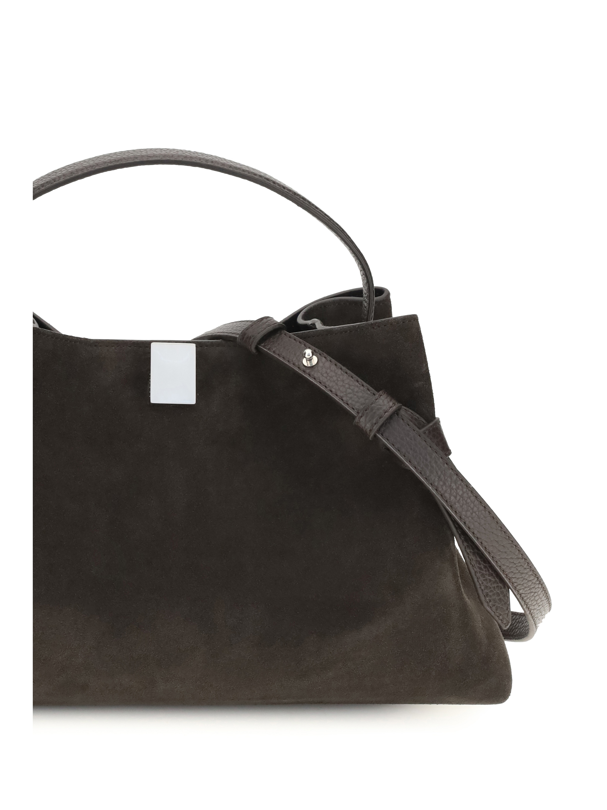 Gyoza suede Shoulder Bag