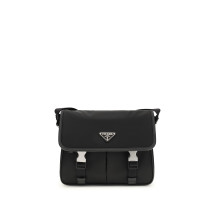 Re-Nylon and Saffiano Shoulder Bag