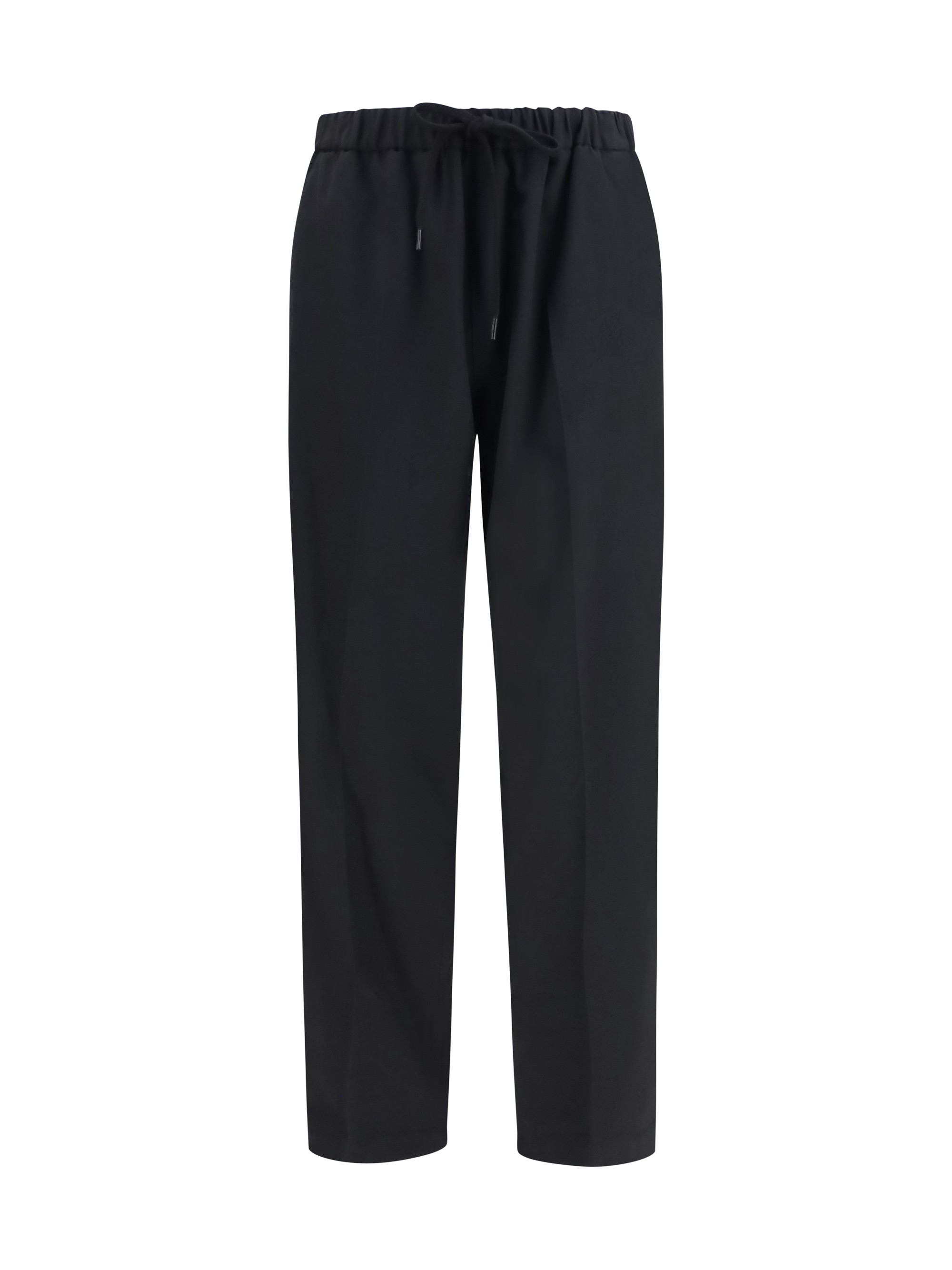 Drawstring straight-leg Pants