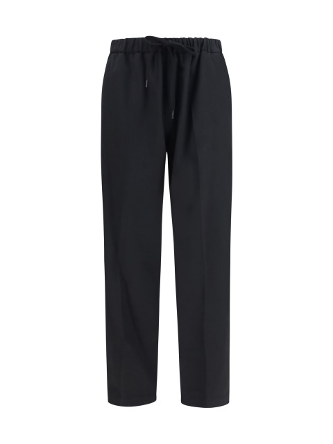 Drawstring straight-leg Pants