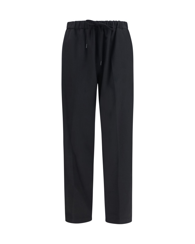 Drawstring straight-leg Pants