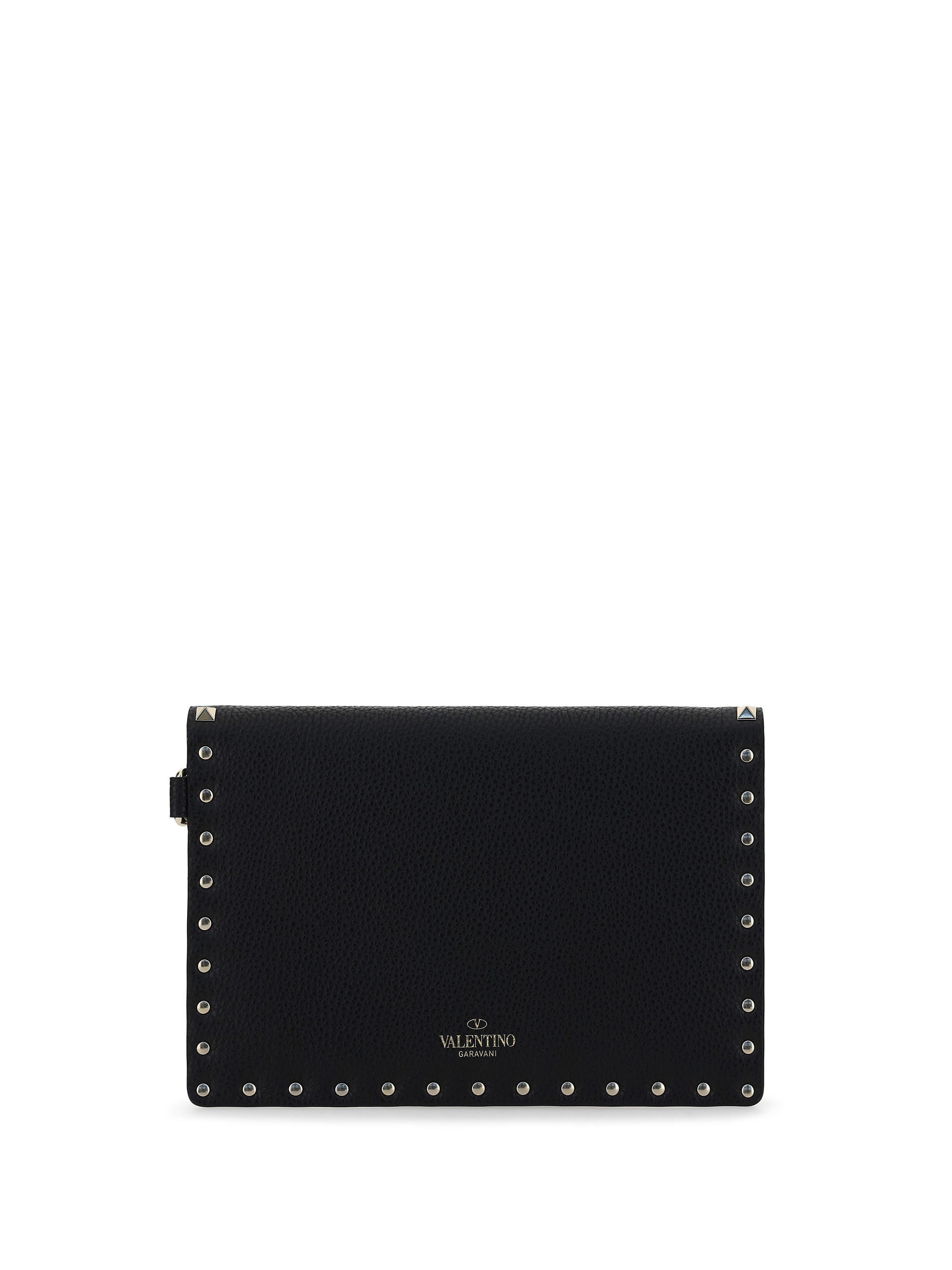 Rockstud Pouch in leather