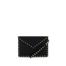 Rockstud Pouch in leather