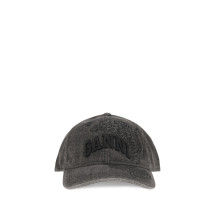 Baseball Cap in embroidered denim