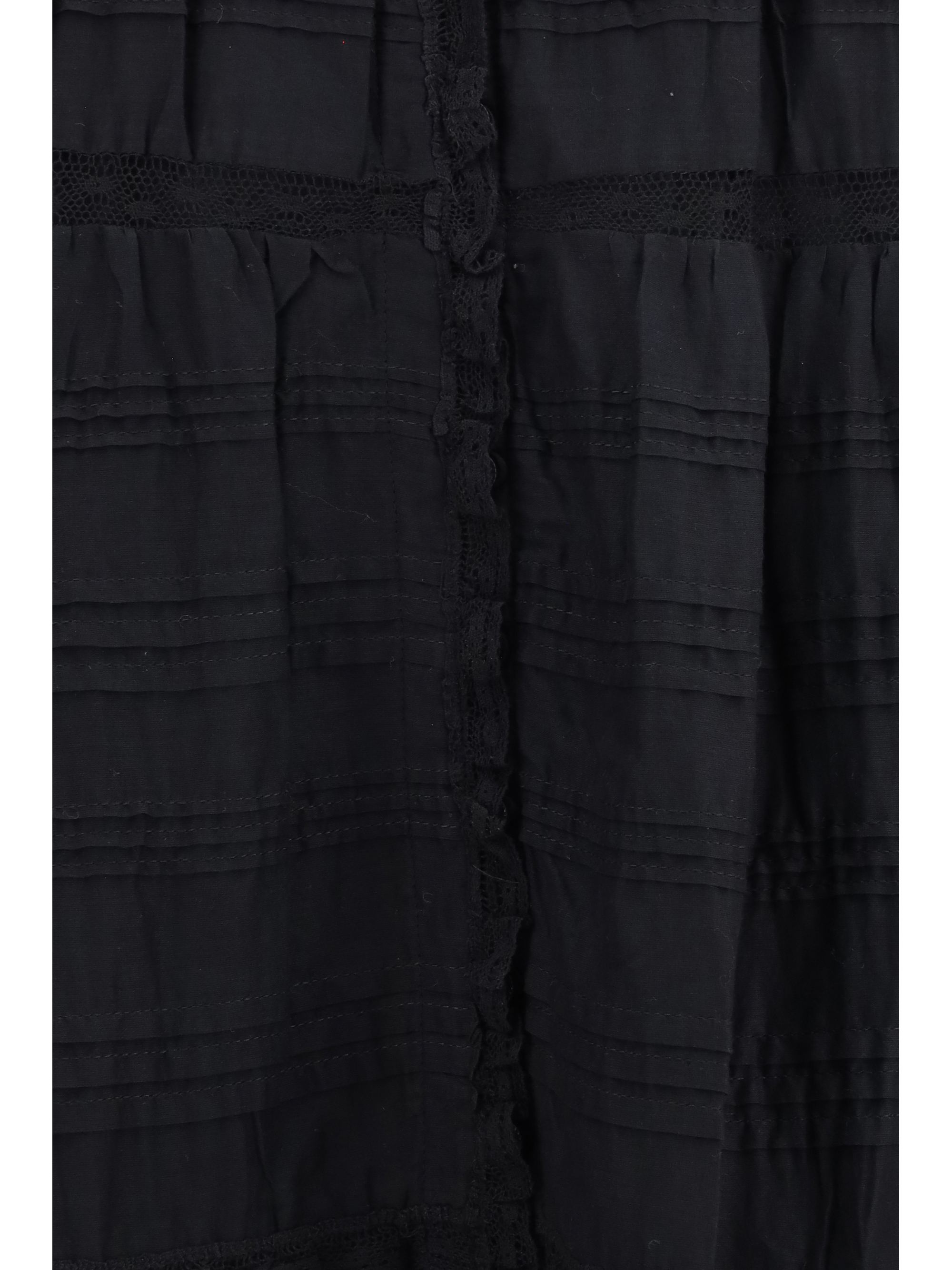 Paule long ruffled Dress