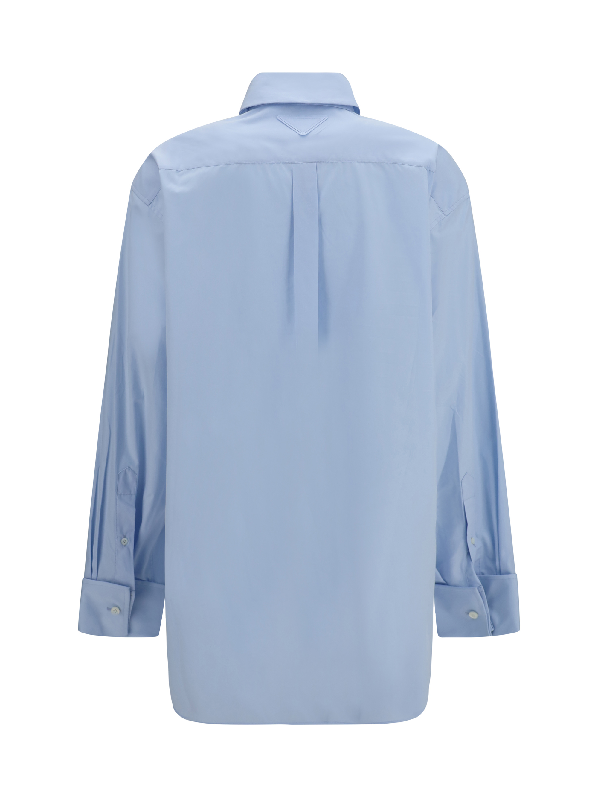 Oversized Shirt with pocket and embroidered logo