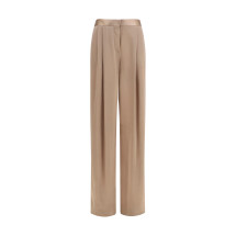 Straight silk Pants