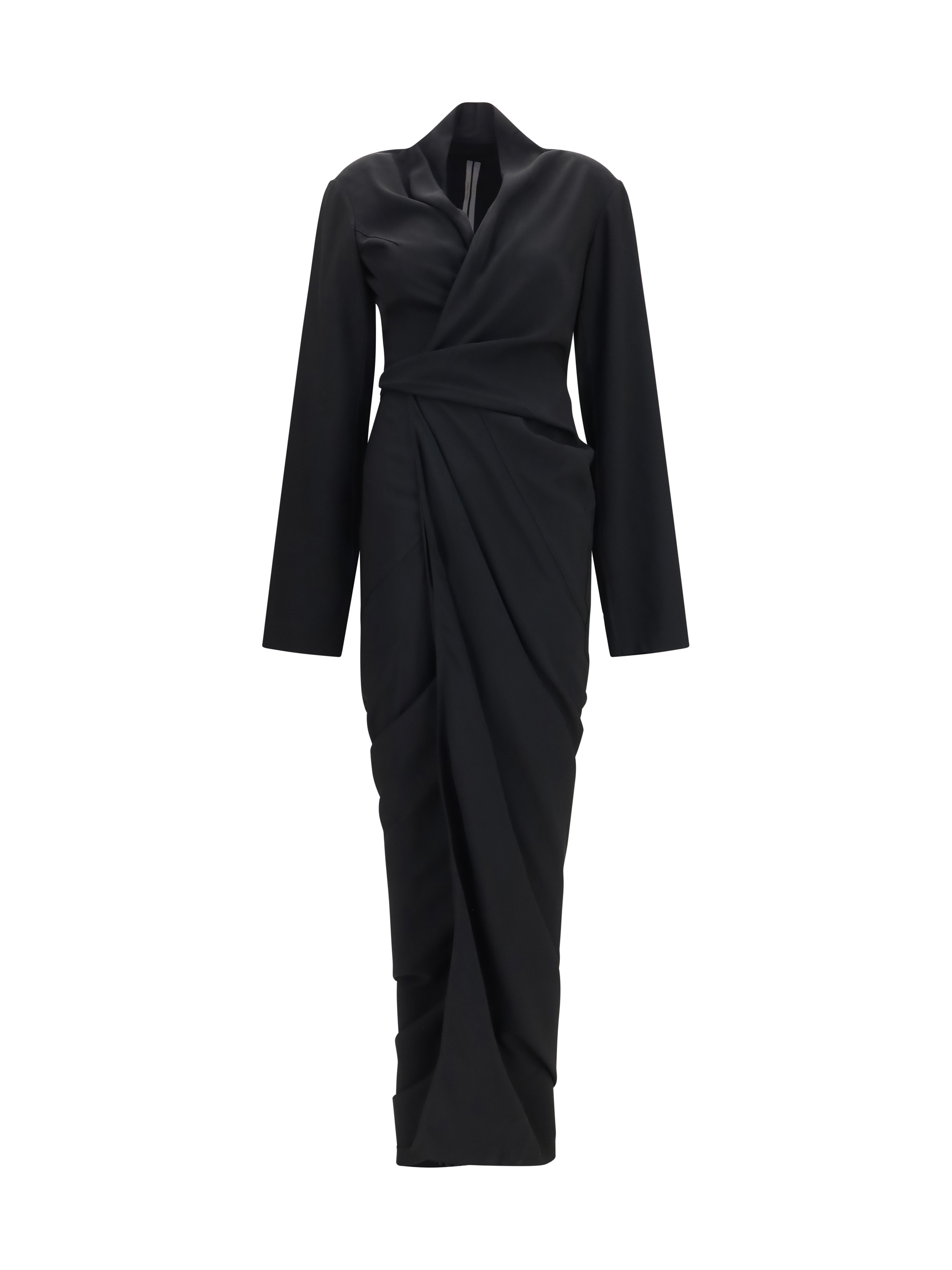 Wrap draped long Dress