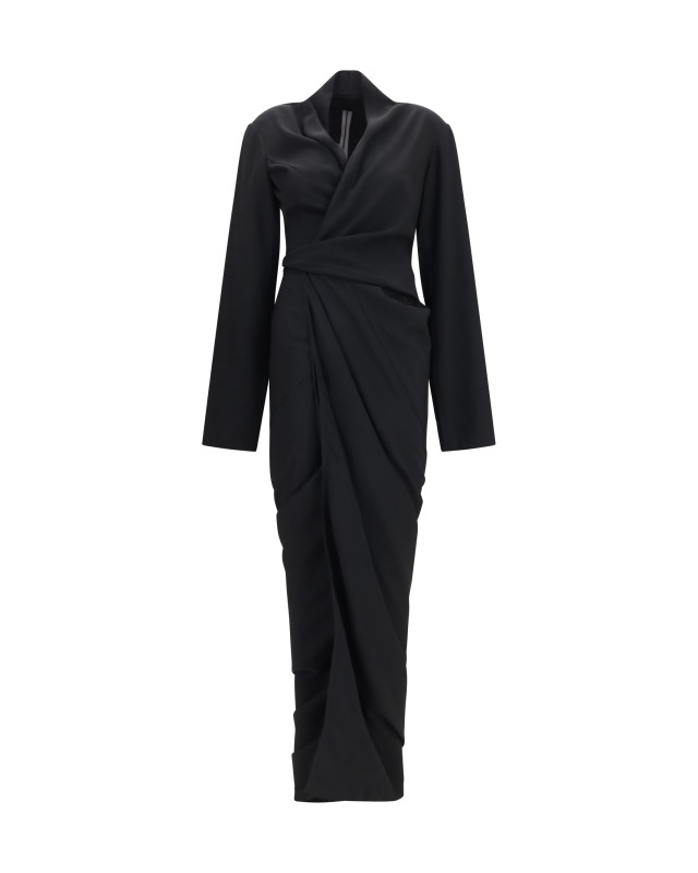 Wrap draped long Dress