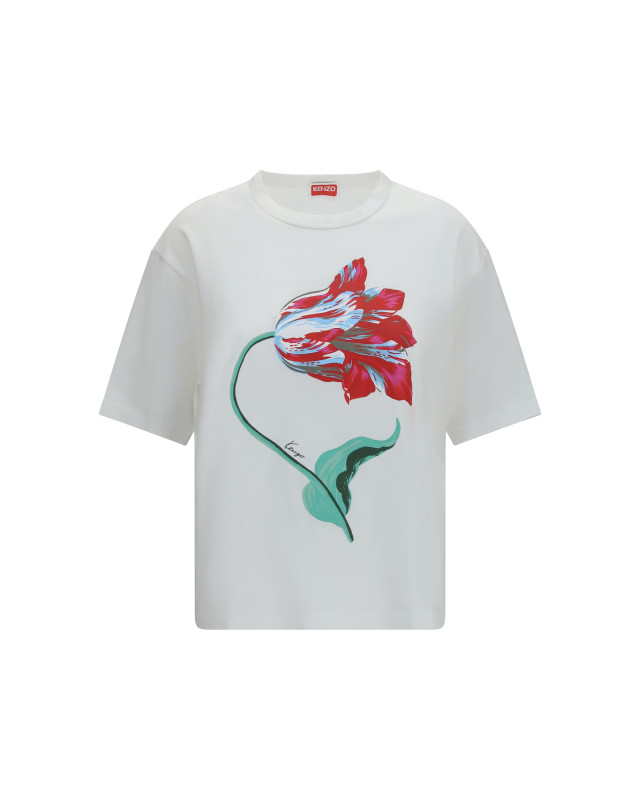 Kenzo Tulip cotton T-shirt