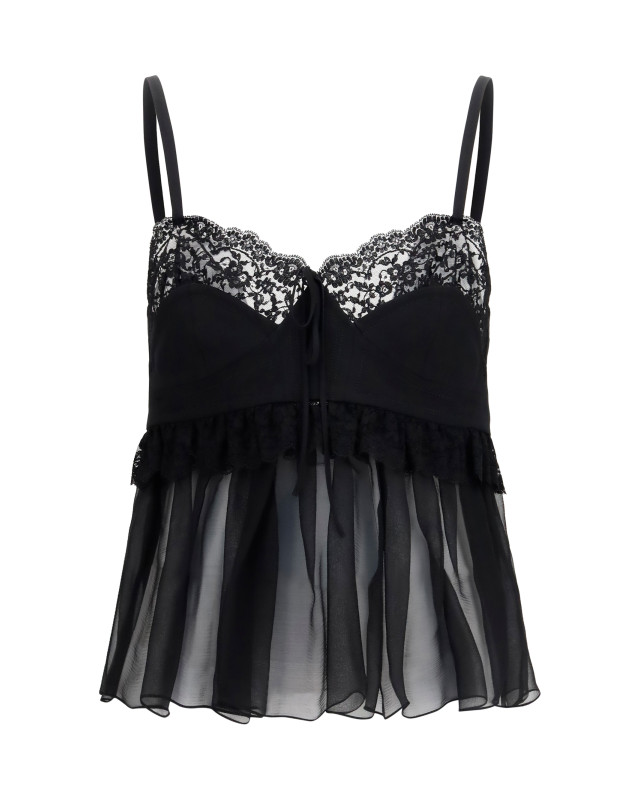 Crêpe de chine camisole Top