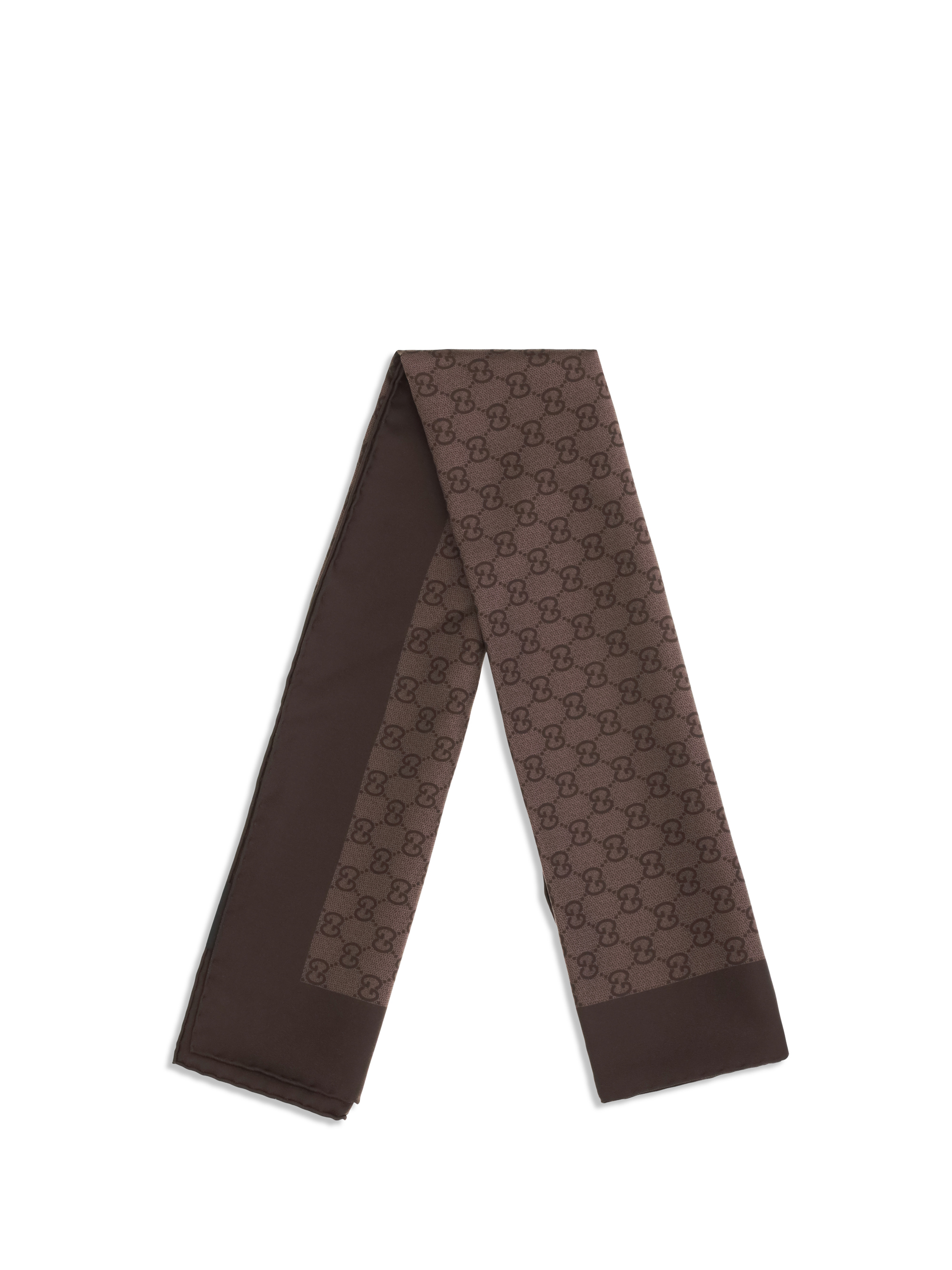 GG silk twill jacquard Scarf