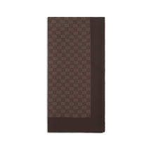 GG silk twill jacquard Scarf