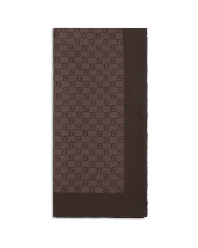 GG silk twill jacquard Scarf