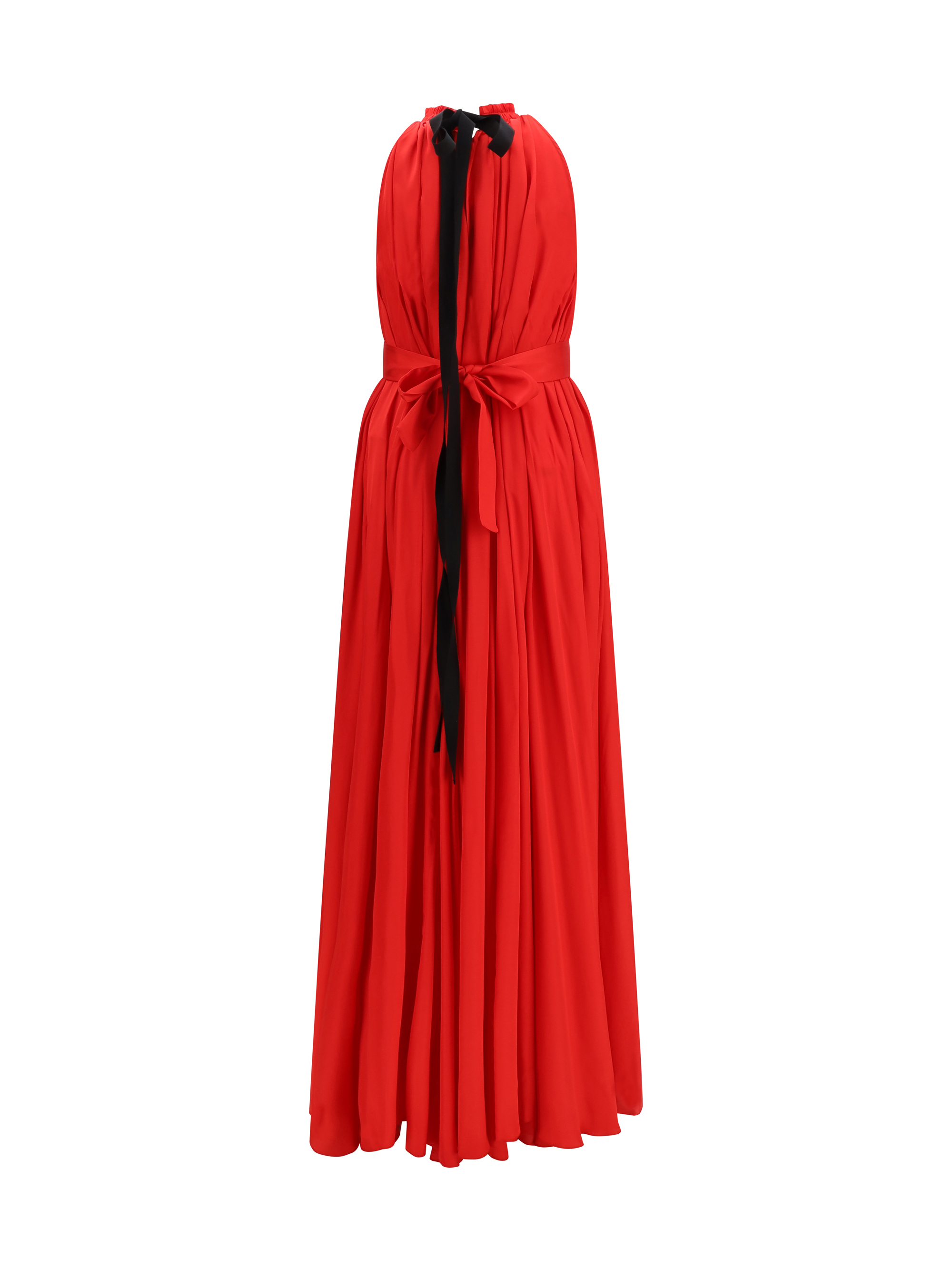 Belted pleated Dress