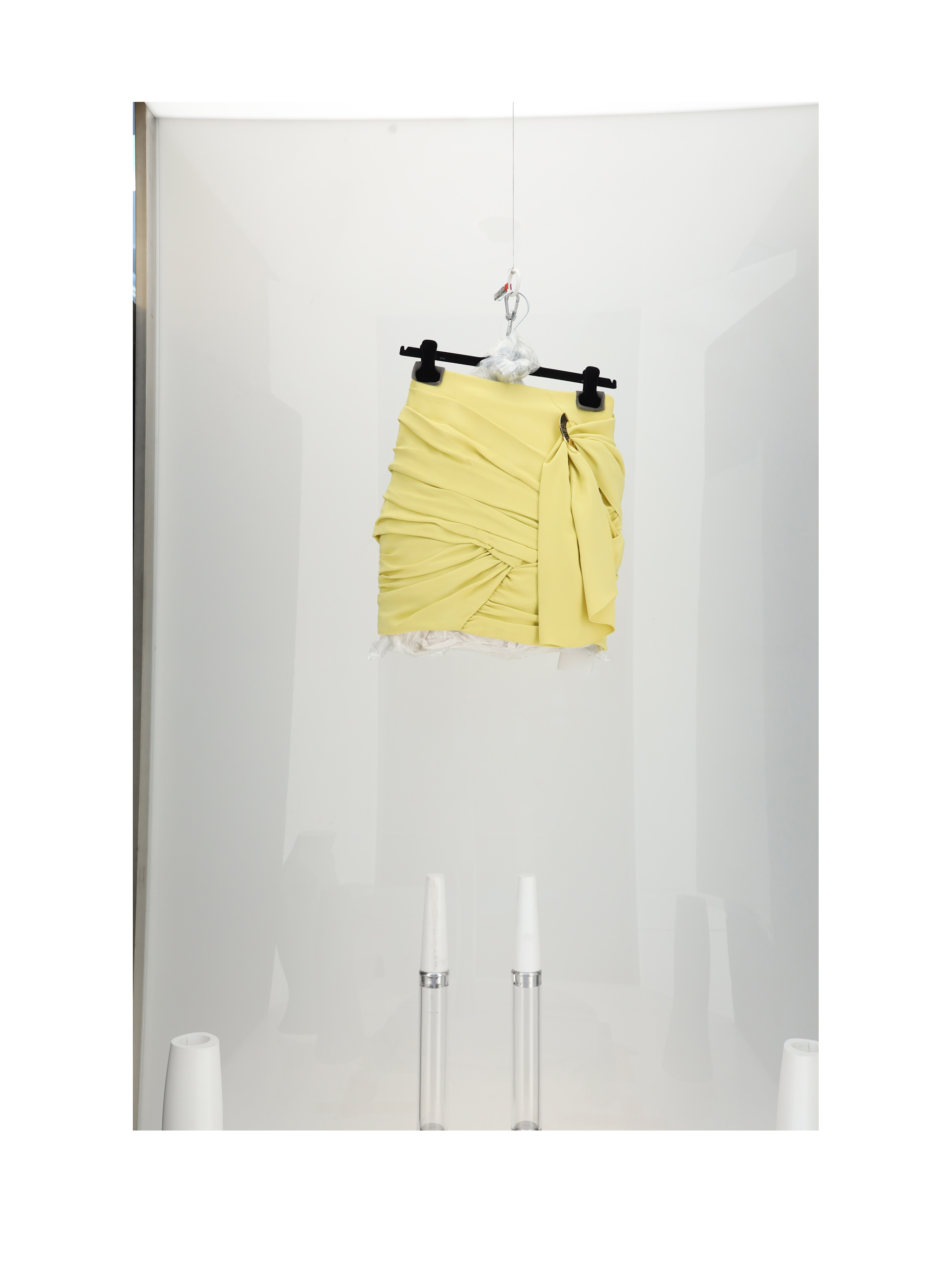 DRAPED MINI SKIRT
