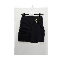 DRAPED MINI SKIRT