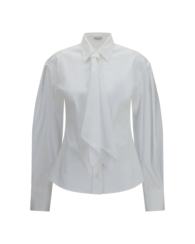 Cotton blend Shirt with tie
