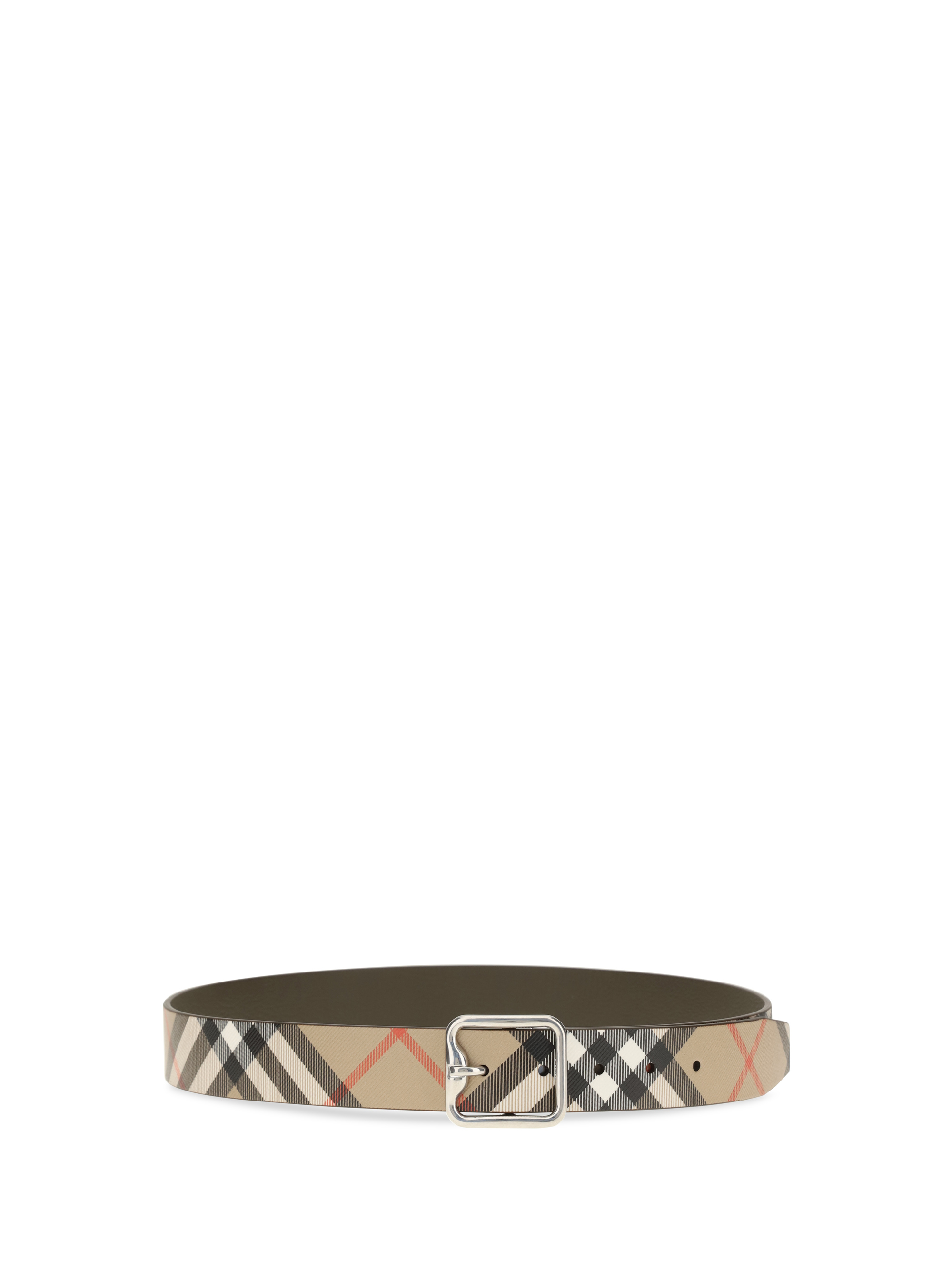 Reversible B Buckle Check Belt