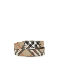 Reversible B Buckle Check Belt