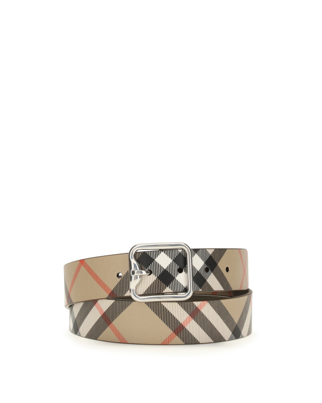 Reversible B Buckle Check Belt