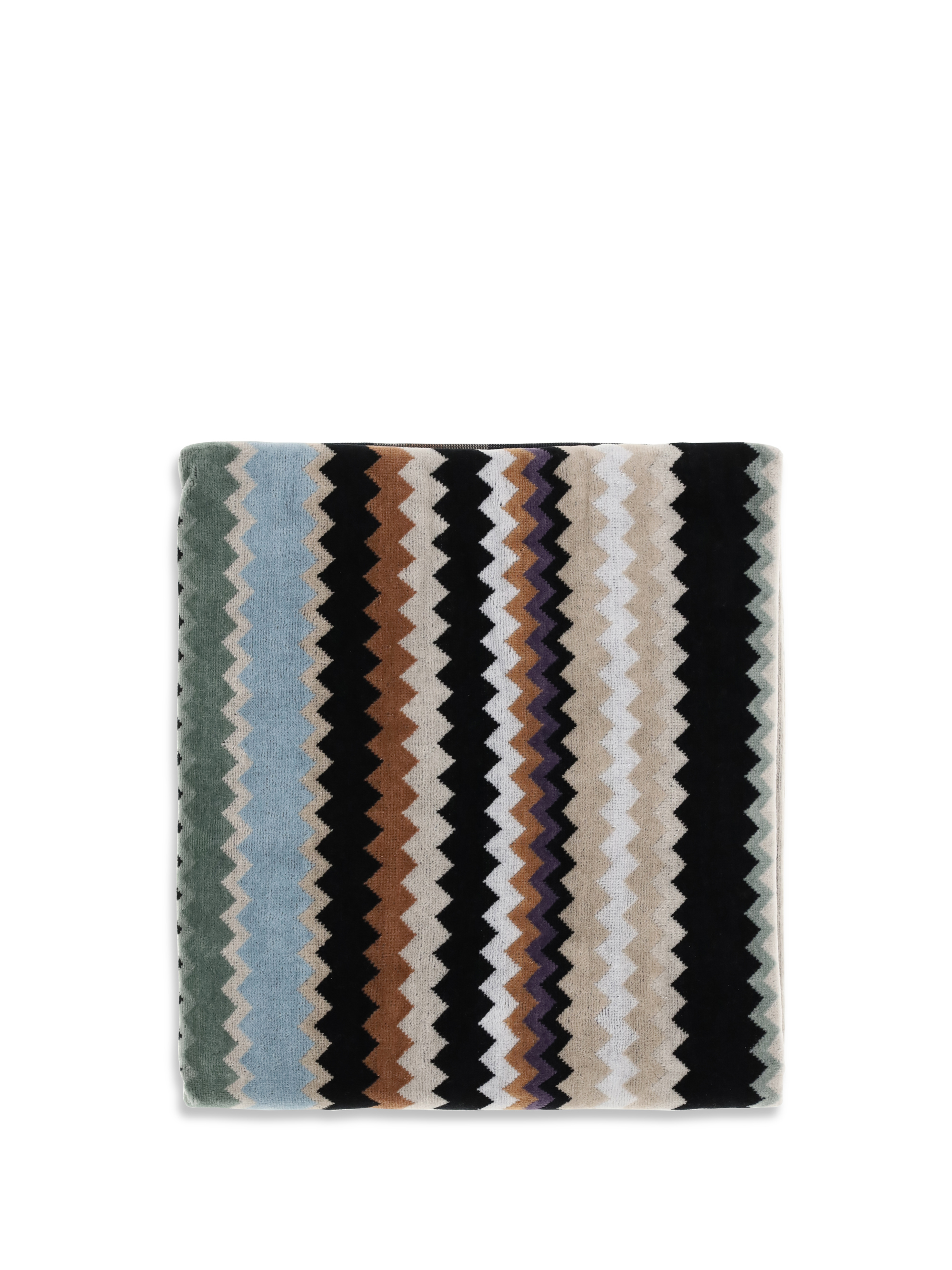 Zig zag patterned cotton Towel
