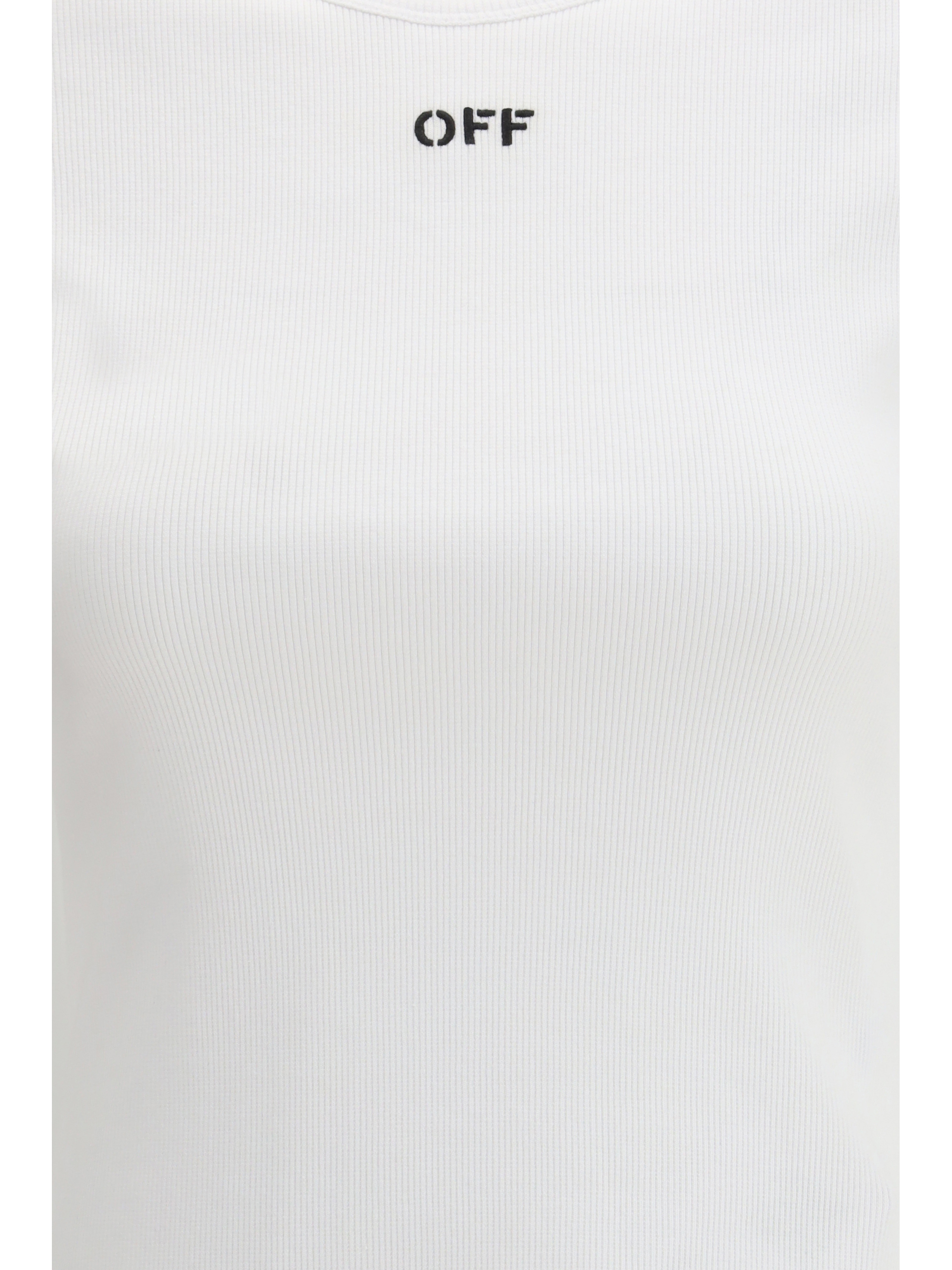 Off Stamp Rib Basic T-shirt