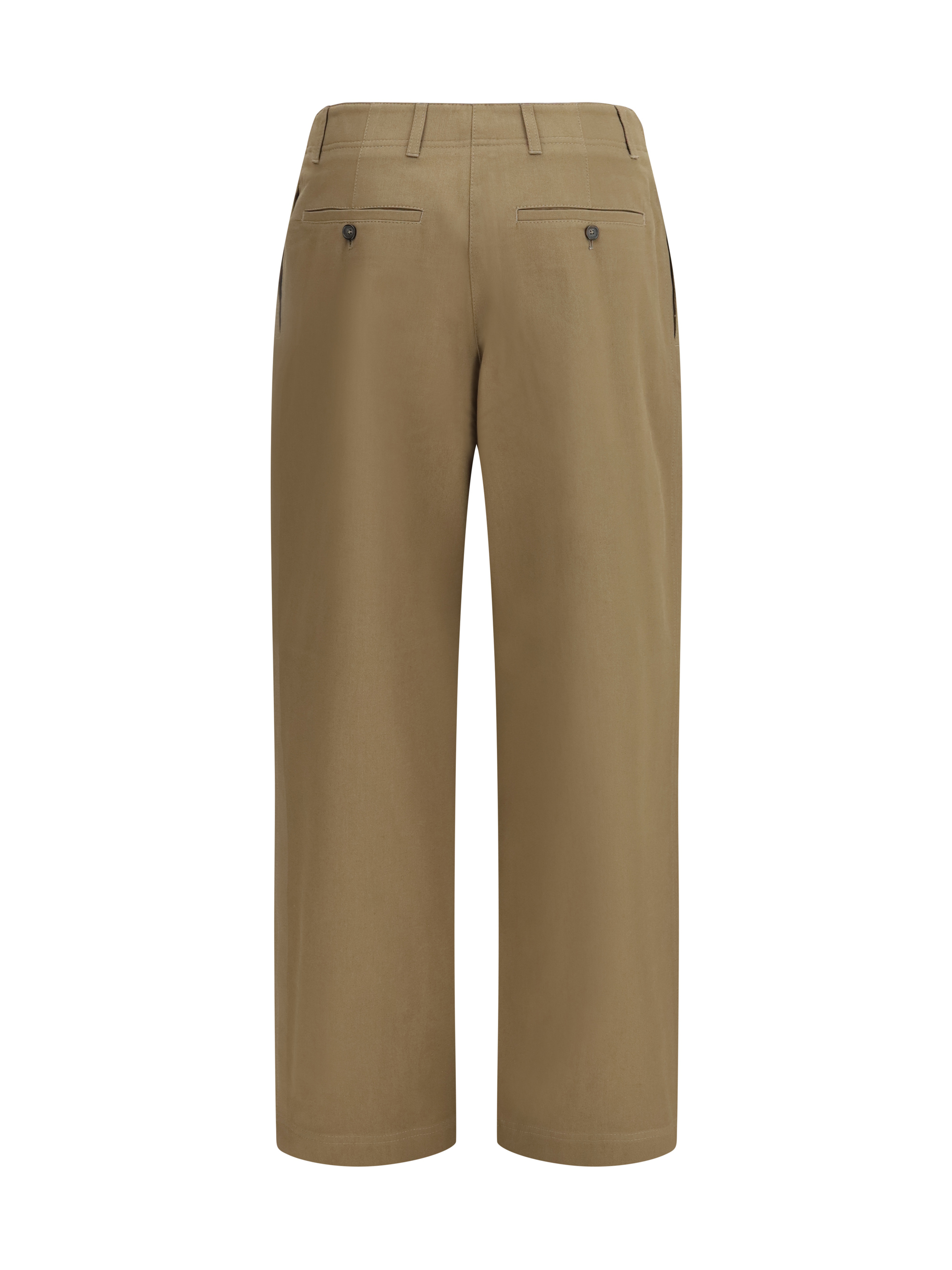 Straight-leg Pants in organic cotton