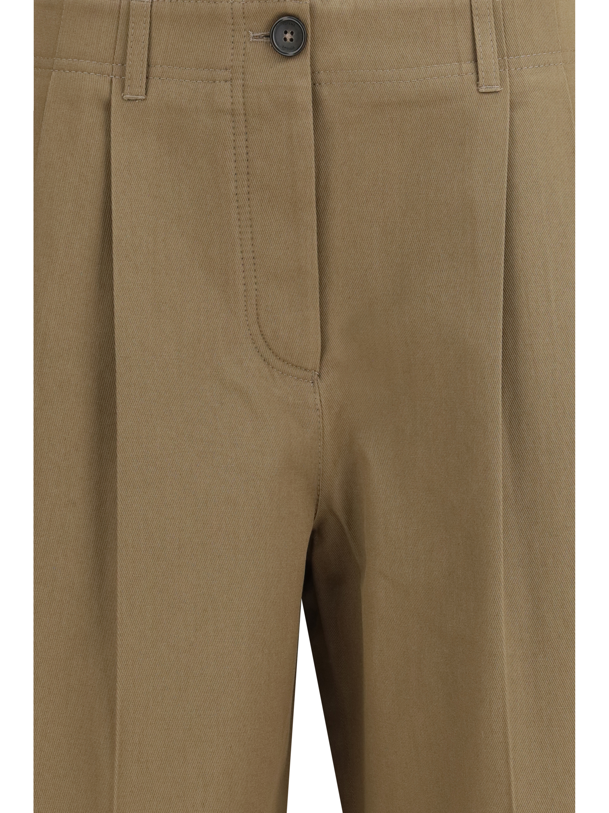 Straight-leg Pants in organic cotton