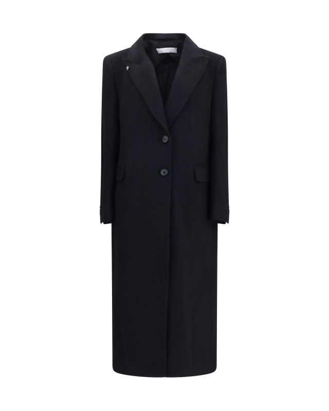 Manta coat in mohair and wool blend