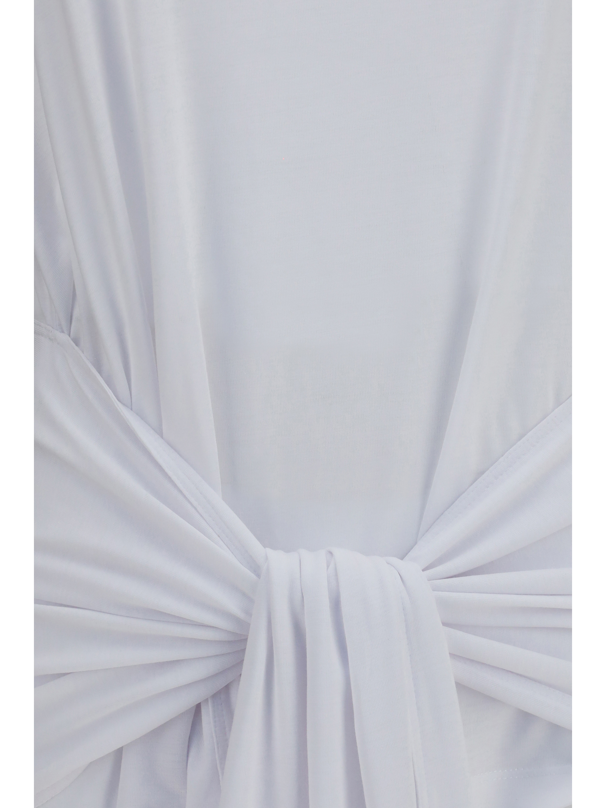 Draped-waist jersey T-shirt