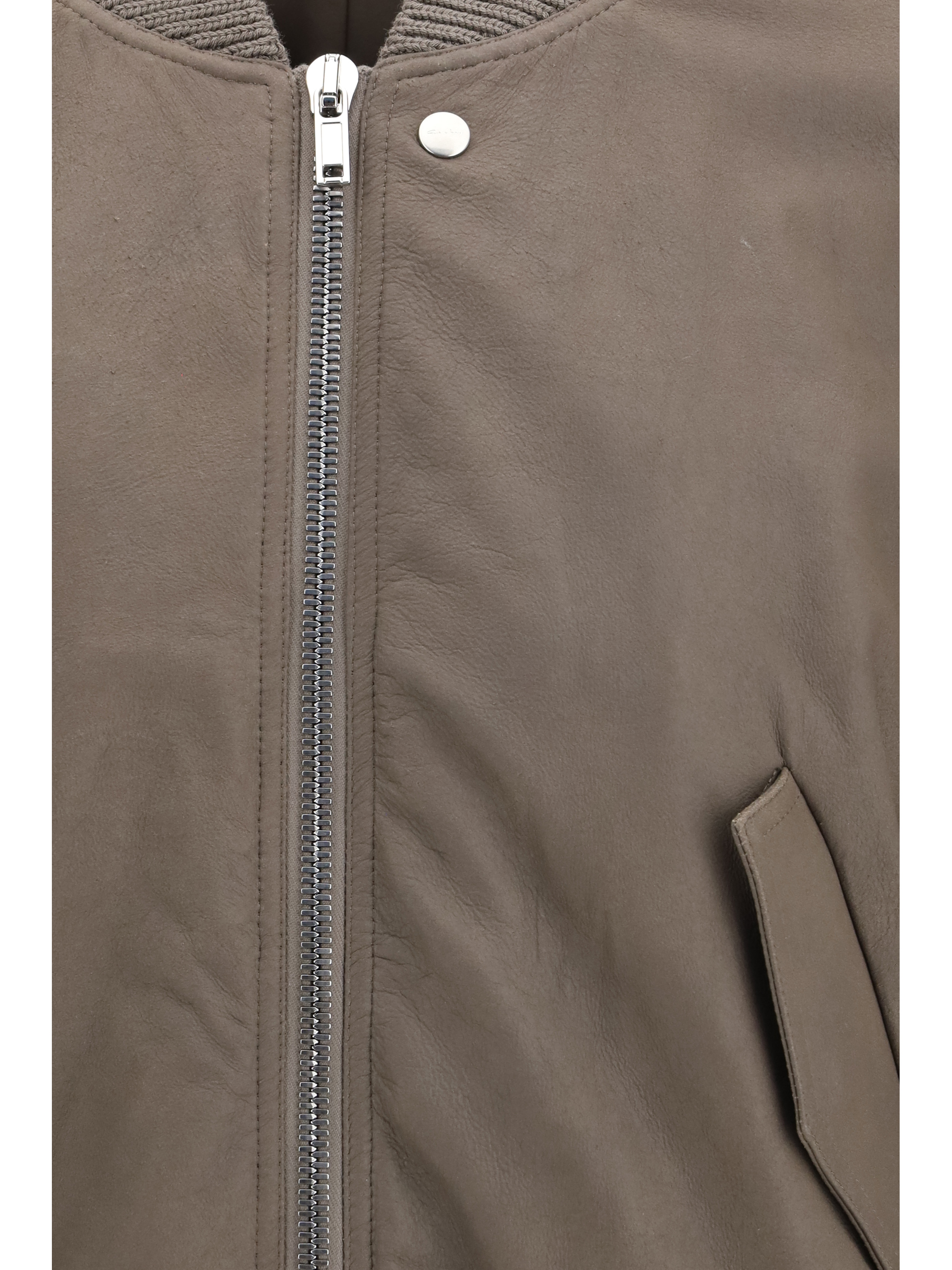 Secchia Flight Bomber in lambskin leather with padding