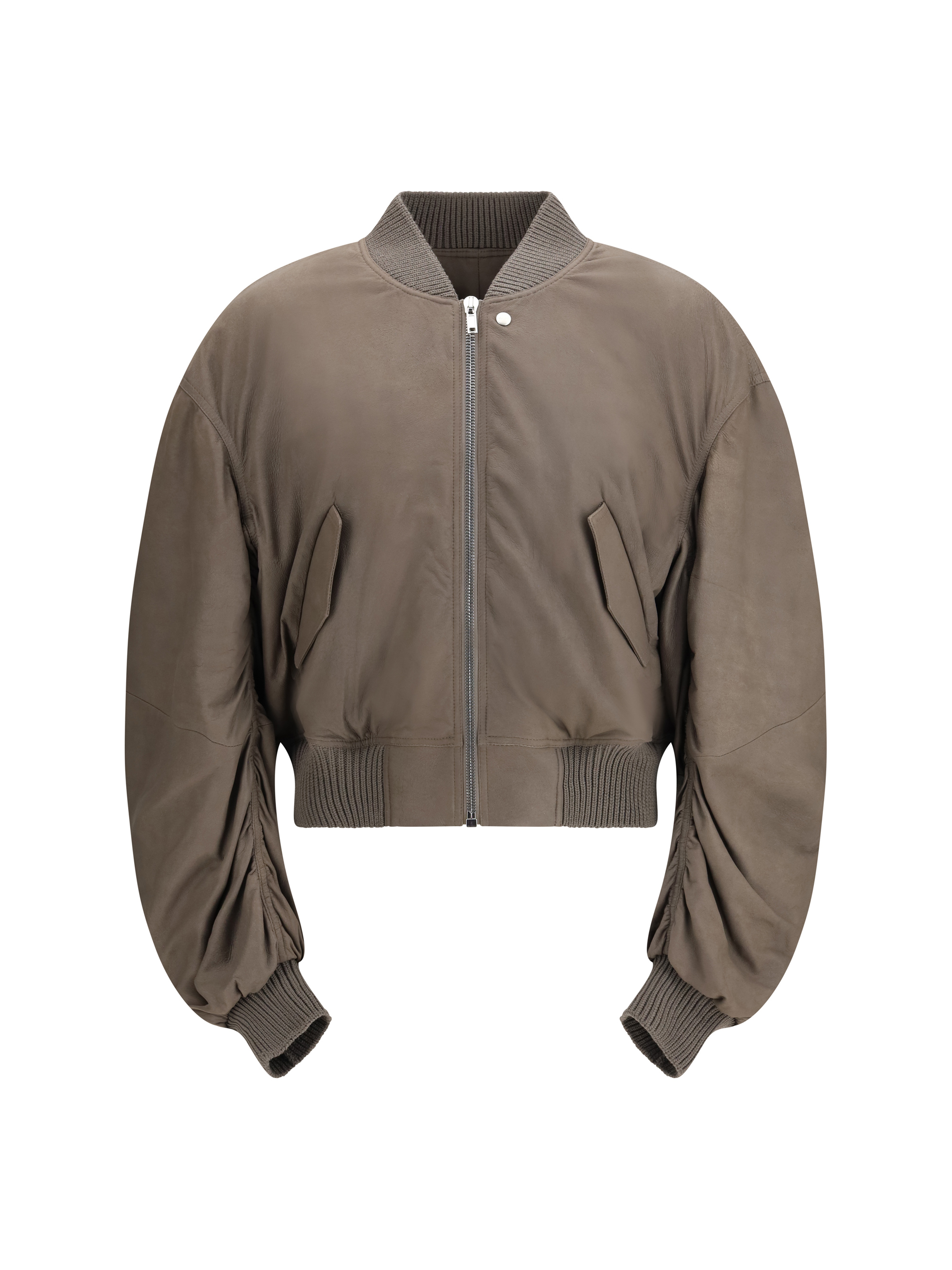 Secchia Flight Bomber in lambskin leather with padding