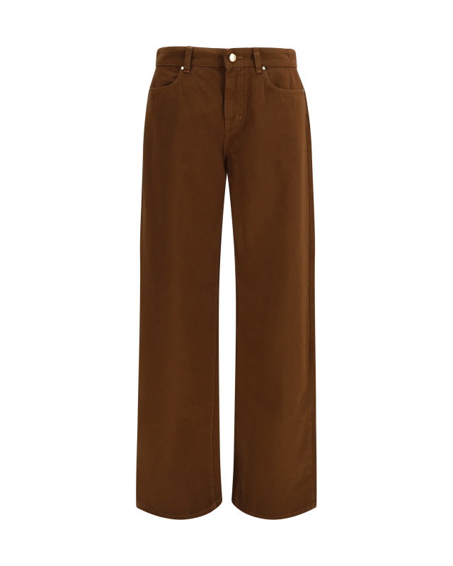 Baggy Pants in pure cotton satin