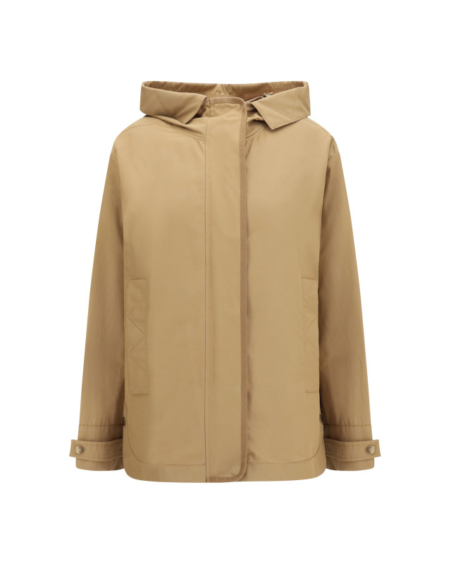 Hooded Jacket with logo patch