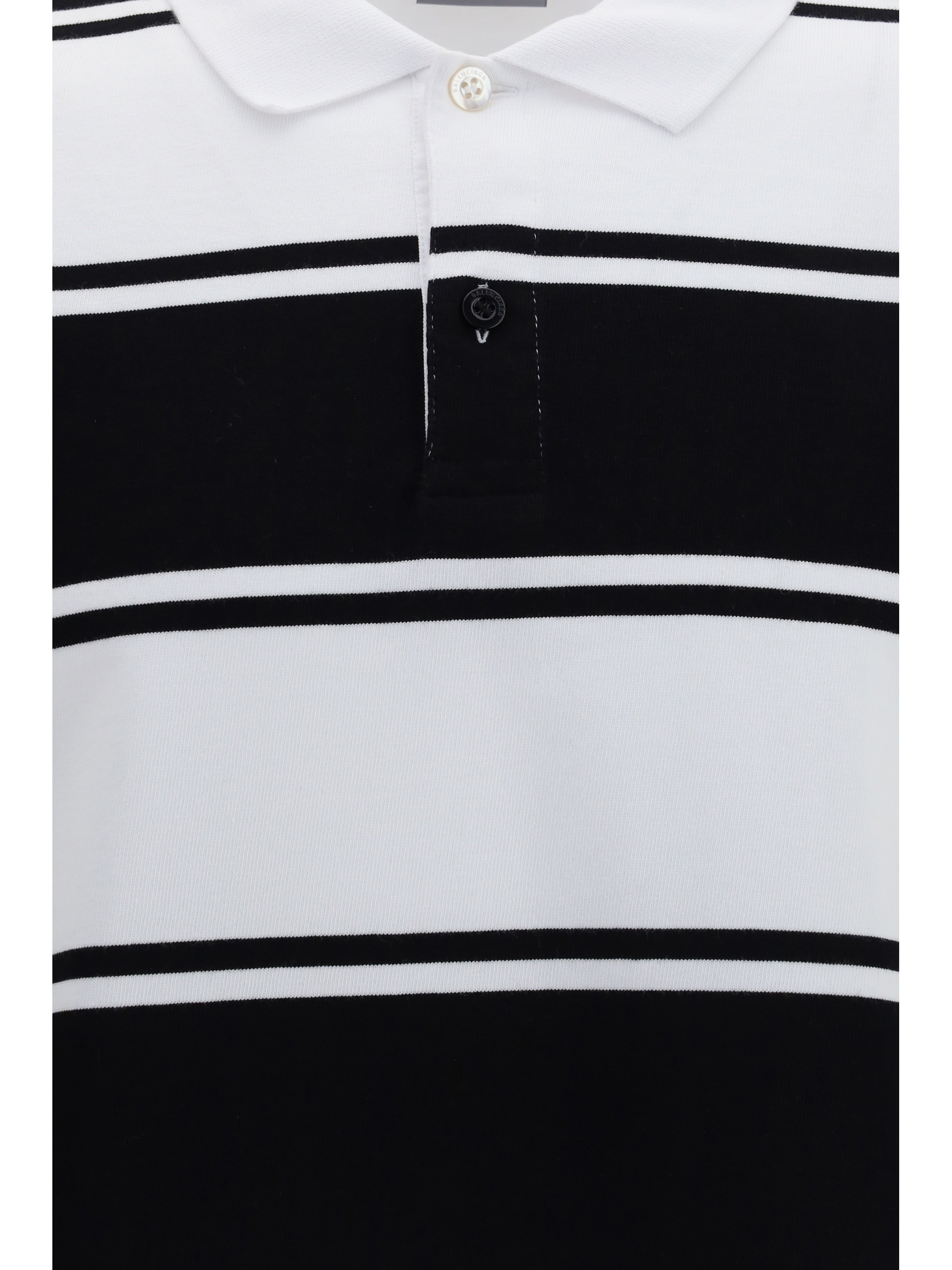 Striped long-sleeve Polo
