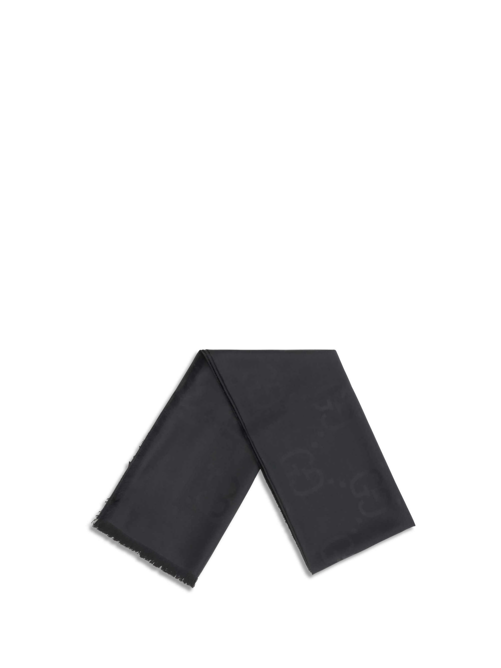Scarf in wool and silk