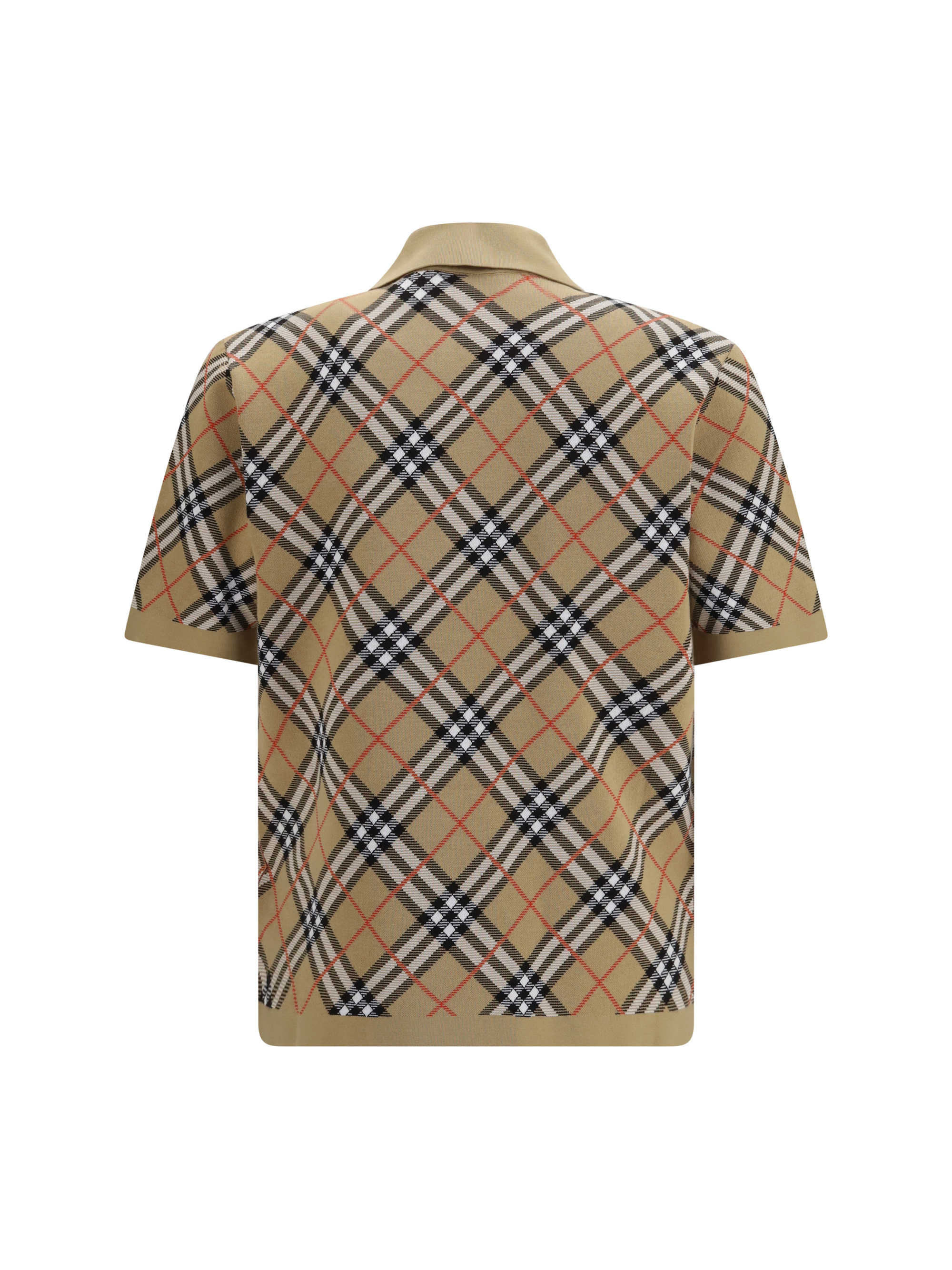 Check cotton blend Polo Shirt