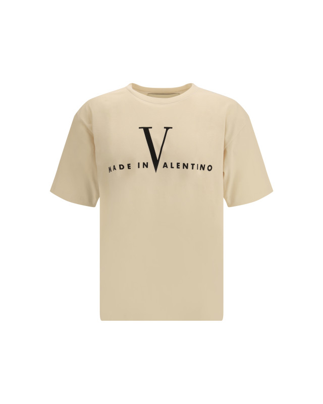 T-shirt with a “Made in Valentino” print
