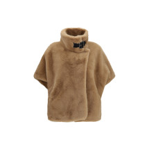 Faux fur Jacket with buckle