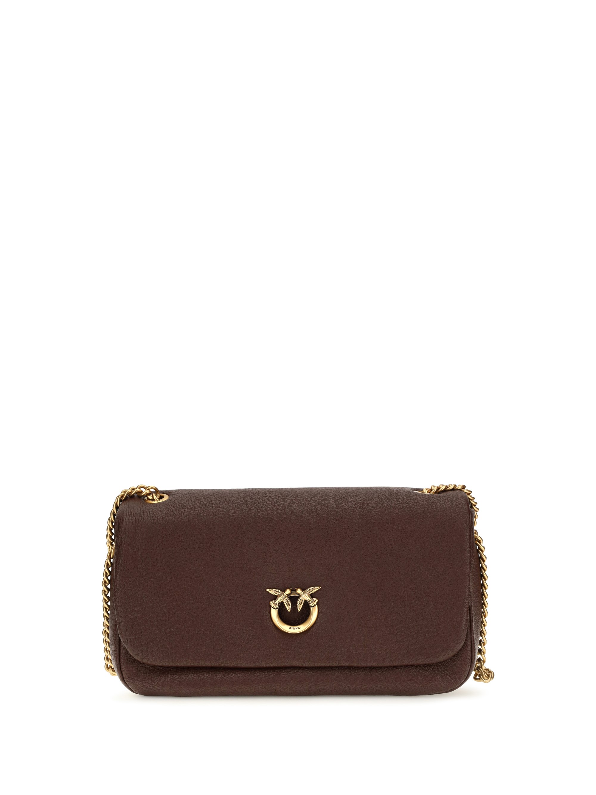 Love Birds Click Soft Horizontal leather Shoulder Bag