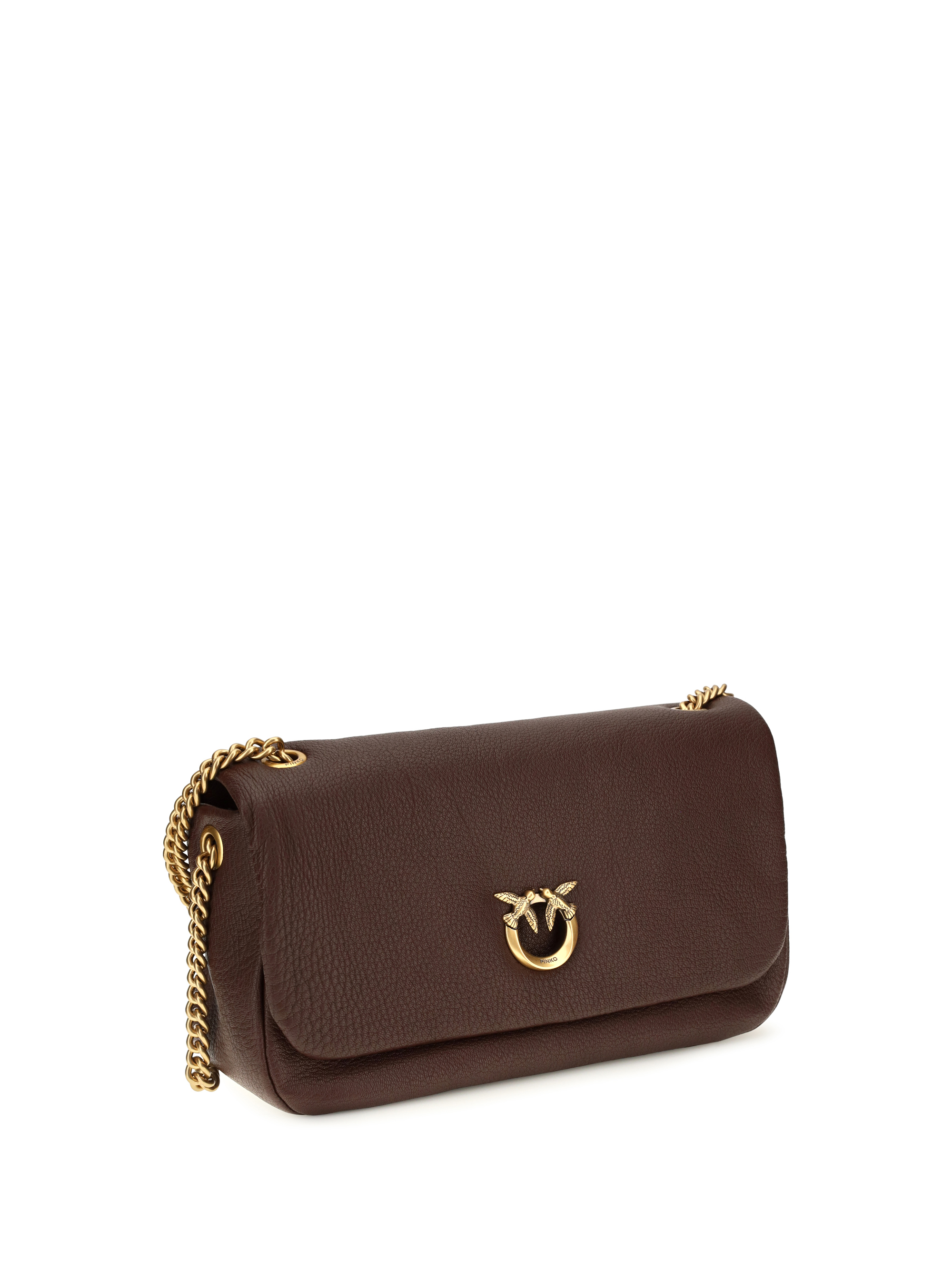 Love Birds Click Soft Horizontal leather Shoulder Bag