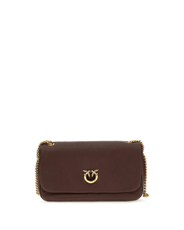 Love Birds Click Soft Horizontal leather Shoulder Bag