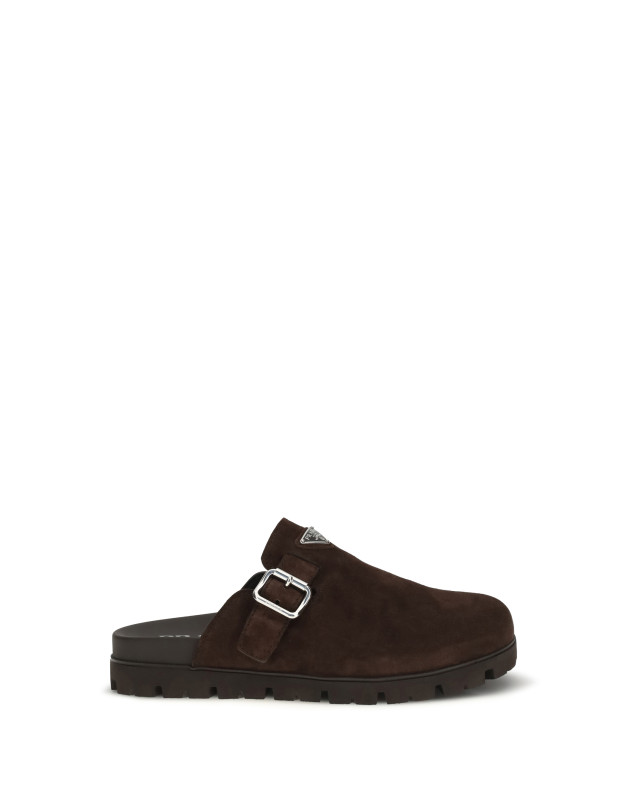 Suede Mules