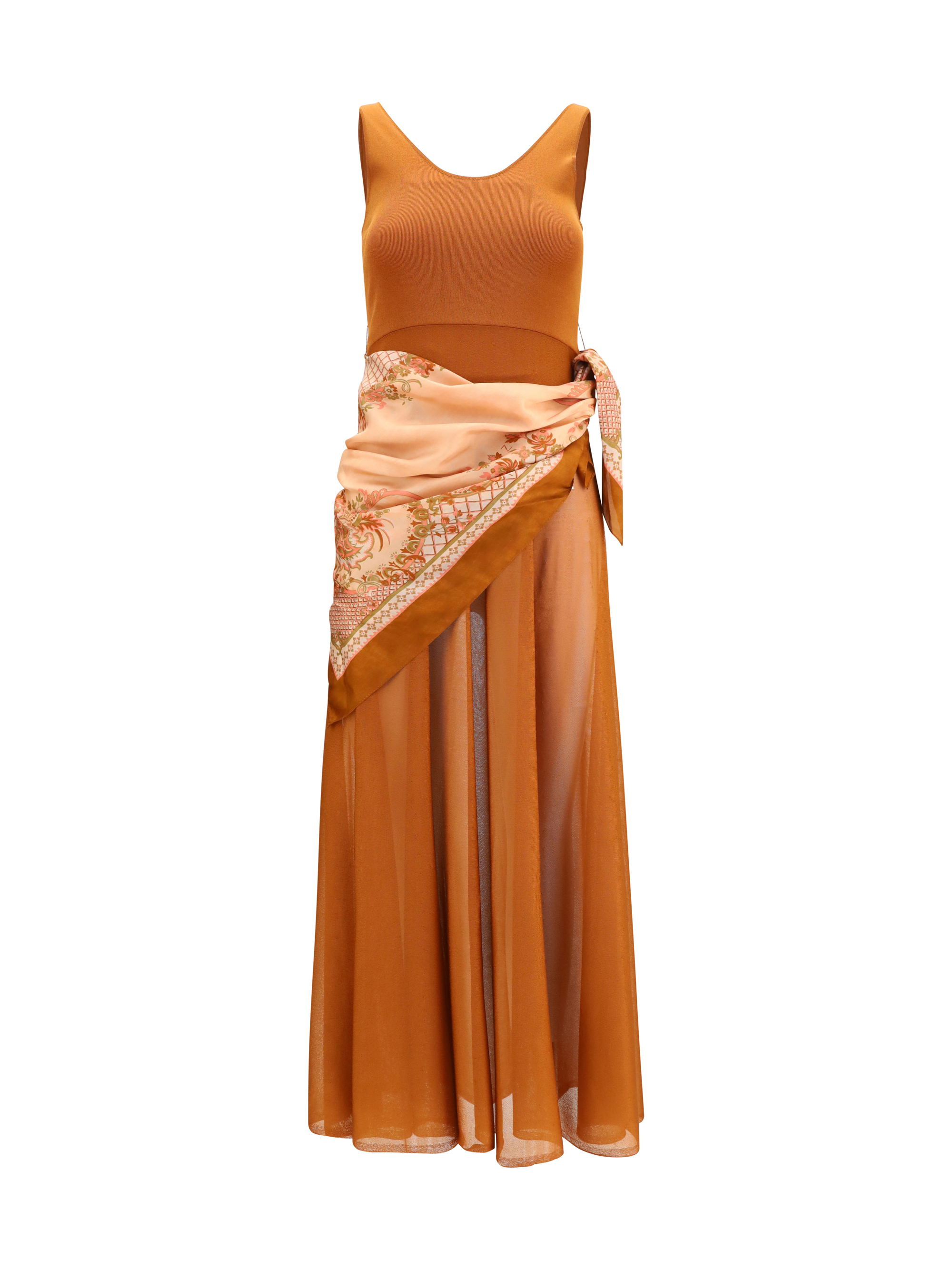 Aster scarf maxi Dress